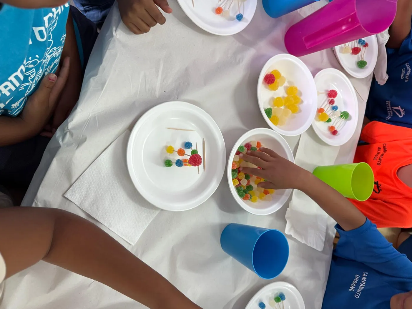 Talleres de creatividad en el Campamento NSD
